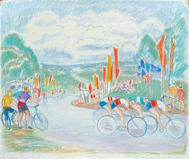 Богородская Н.С. Велогонки. 1979